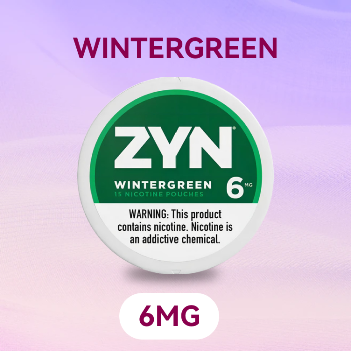 ZYN 6MG -Elevate Your Nicotine Journey- Chill | Cool Mint | Wintergreen | Citrus | Cinnamon | Coffee | Menthol | Peppermint | Smooth | Spearmint